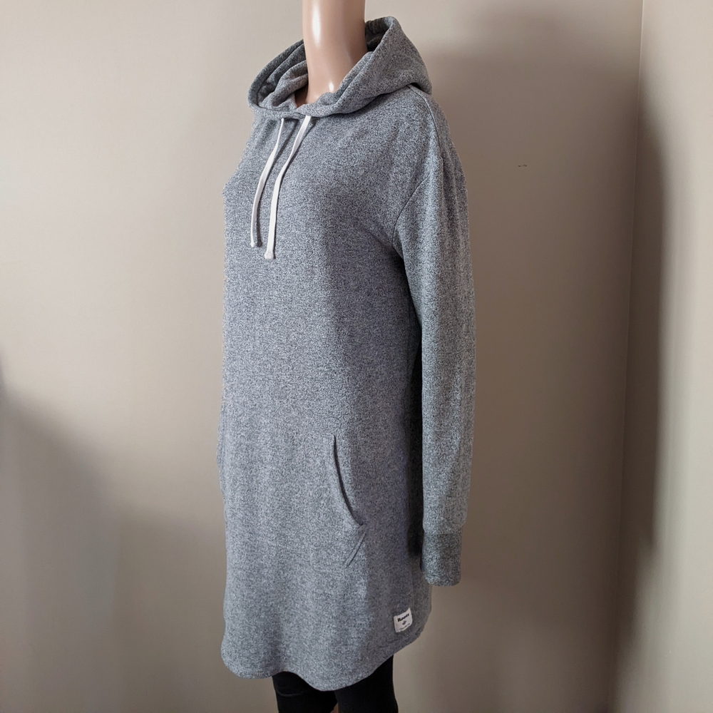 Roots Hooded Dress Gray Sweater, Women's Medium